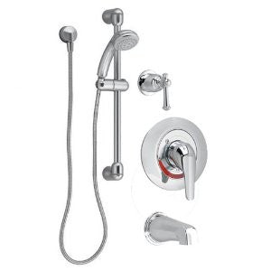 American Standard 1662212.002 Commercial Tub and Shower System Complete Kit, Polished Chrome