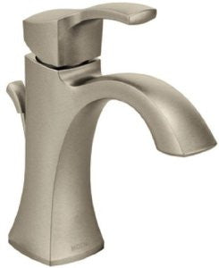Moen 6903BN Voss One-Handle High Arc Bathroom Faucet, Brushed Nickel