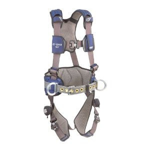 DBI/Sala 1113121 ExoFit NEX Construction Style Full Body Harness, Blue/Gray, Small
