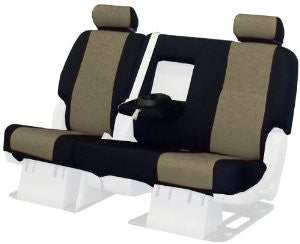 Coverking Custom-Fit Front Bench Seat Cover - Spacer Mesh, Taupe