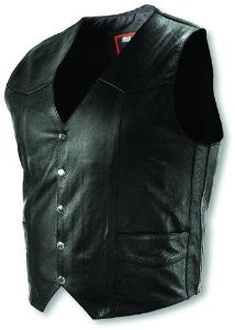 Interstate Leather Tall Men's Basic Vest (X-Large)