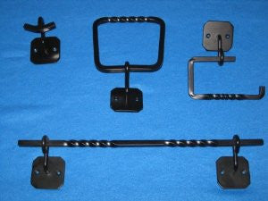 Taymor 04-3304 Montana Series Towel Ring, Black