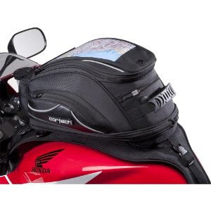 Cortech Super 2.0 Stap 18-Liter Motorcycle Tank Bag - Black / One Size