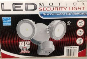 2-head LED Security Light Motion-sensing Flood Light/floodlight Commercial/home Super Bright Manufacturer 5 Year Warranty