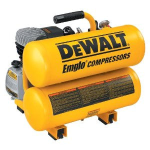 DEWALT D55153 15 Amp 1-Horsepower 4 Gallon Oiled Twin Hot Dog Compressor