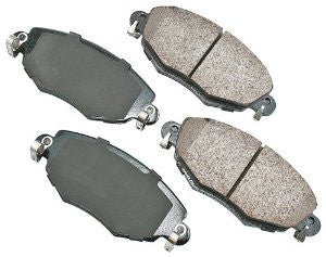 Akebono EUR910 EURO Ultra-Premium Ceramic Front Brake Pad Set For 2002-2007 Jaguar X-Type