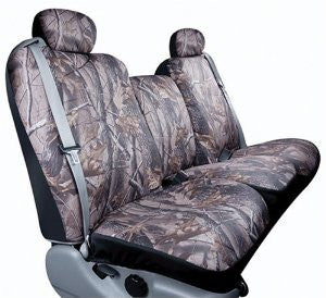 Saddleman S 289408-30 Custom Made Front Bucket Seat Covers - Polyester Fabric, Camo