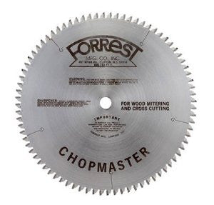 Forrest CM10806105 Chopmaster 10-Inch 80 Tooth ATBR Miter and Radial Saw Blade with 5/8-Inch Arbor