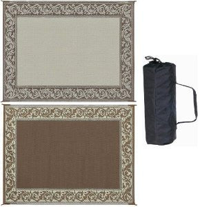 Ming's Mark RA7 Brown/Beige 9' x 12' Classical Reversible Mat