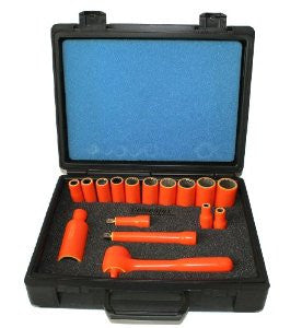 Cementex IS38-16L 1/2-Inch Deep Wall 12 Point Socket with 3/8-Inch Square Drive