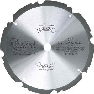 PacTool international SA712 12-Inch Fiber Cement Saw Blade