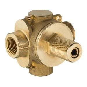 American Standard R430 Three Way In-Wall Rough Diverter Valve, Controls Water Flow between Three Outlets