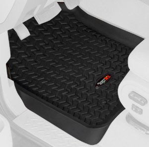 Rugged Ridge 82987.21 Black Front and Rear Floor Liner Kit for Ford F150 04-08 and 06-08 Lincoln Mark LT - 4-Piece