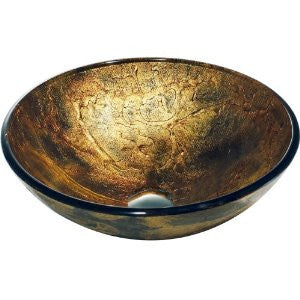 VIGO VG07024 Shapes Bathroom Vessel Sink, Copper