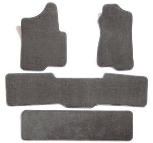 Premier Custom Fit 4-piece Set with 2 piece front 1 midrunner and 1 rearrunner Carpet Floor Mats for Toyota Sienna (Premium Nylon, Gray)