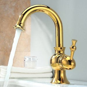 LightInTheBox Ti-PVD Finish Solid Brass Bathroom Sink Faucet