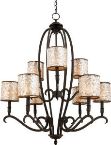 Quoizel ANS5009NE Anson 9 Light Chain Hung Chandelier