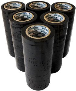 INCREDISEAL 96 Rolls Strapping Tape, 3/4 Inch x 110 Yards x 2.70 Mil - Black