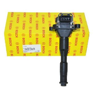 BMW Ignition Coil + Spark Plug Connector Bosch OEM 0221504029