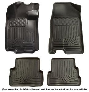 Husky Liners Custom Fit WeatherBeater Molded Front and Second Seat Floor Liner Set for Select Chrysler 300/Dodge Charger Models (Black)
