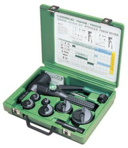 Greenlee 7906SB Quick Draw 90 Hydraulic Punch Driver and Kit with Conduit Sized Punches