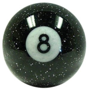 American Shifter 53781 Black 8 Ball Shift Knob with Metal Flakes